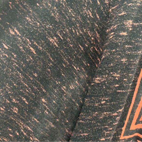 Harley Davidson tee shirt New York City black orange skull size large - Picture 5 of 7